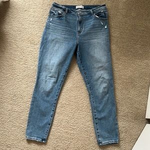 Abercrombie and Fitch Curve Love Super Skinny Ankle High Rise Jean - Size 14